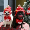 Christmas dog hats, wipes, bibs, dogs, cats, pet teddy bears, West Highland Schnauzers, autumn and winter cat clothes, accessories, Christmas custom scarves, pet accessories Application Scenario